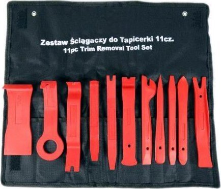 Forsage Zesgtaw narzędzi do demontażu tapicerki 11el.
