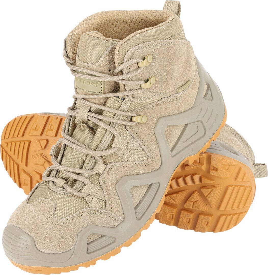 Trzewiki zamsz/oxford beżowe, "39", lahti