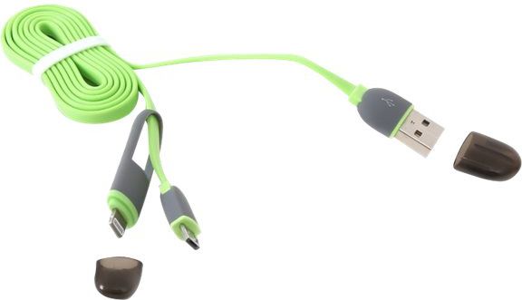 Kabel USB Platinet USB-A - 1 m Zielony (PUC2PG)