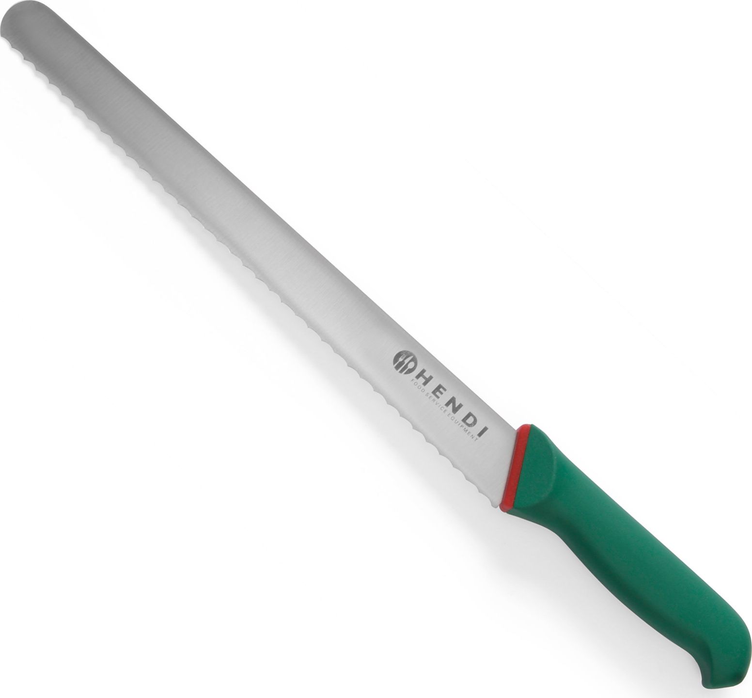 Hendi Nóż do chleba i pieczywa ząbkowany Green Line dł. 415mm - Hendi 843895 Nóż do chleba i pieczywa ząbkowany Green Line dł. 415mm - Hendi 843895