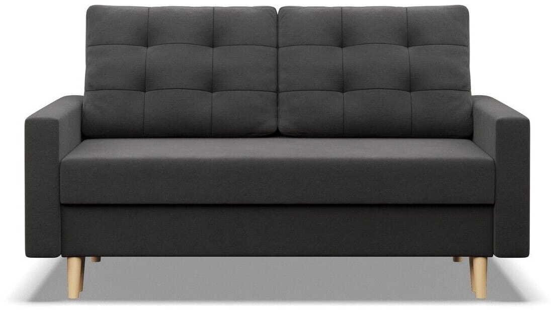 Adams Group Sofa rozkładana, MILO, Mikrofibra, 152x92x92 cm, szary