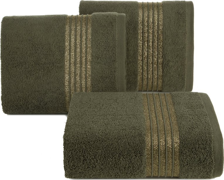 Eurofirany RĘCZNIK LILA (07) 50 X 90 CM OLIWKOWY