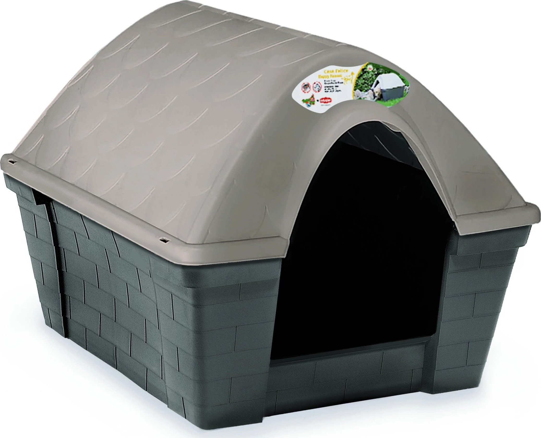 Zolux ZOLUX Buda dla psa FELICE, duża, kol. beżowo-szary (400904GRI)