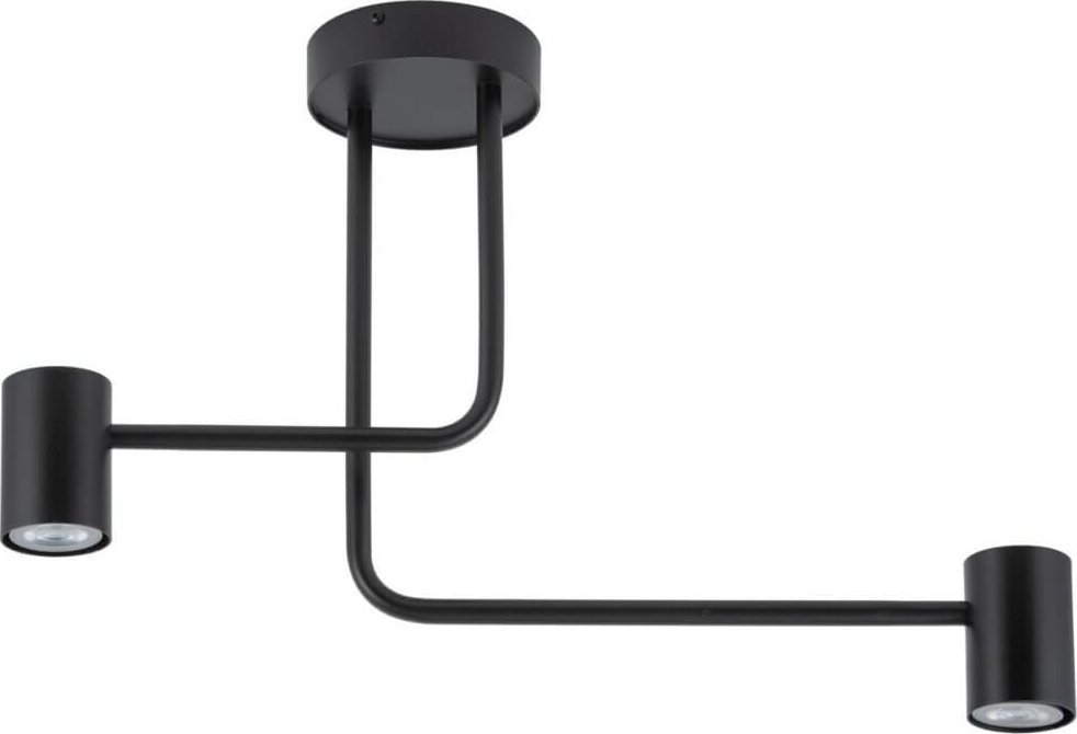 Lampa sufitowa Sigma Sufitowa lampa sypialniana Luis nad łóżko czarna natynkowa