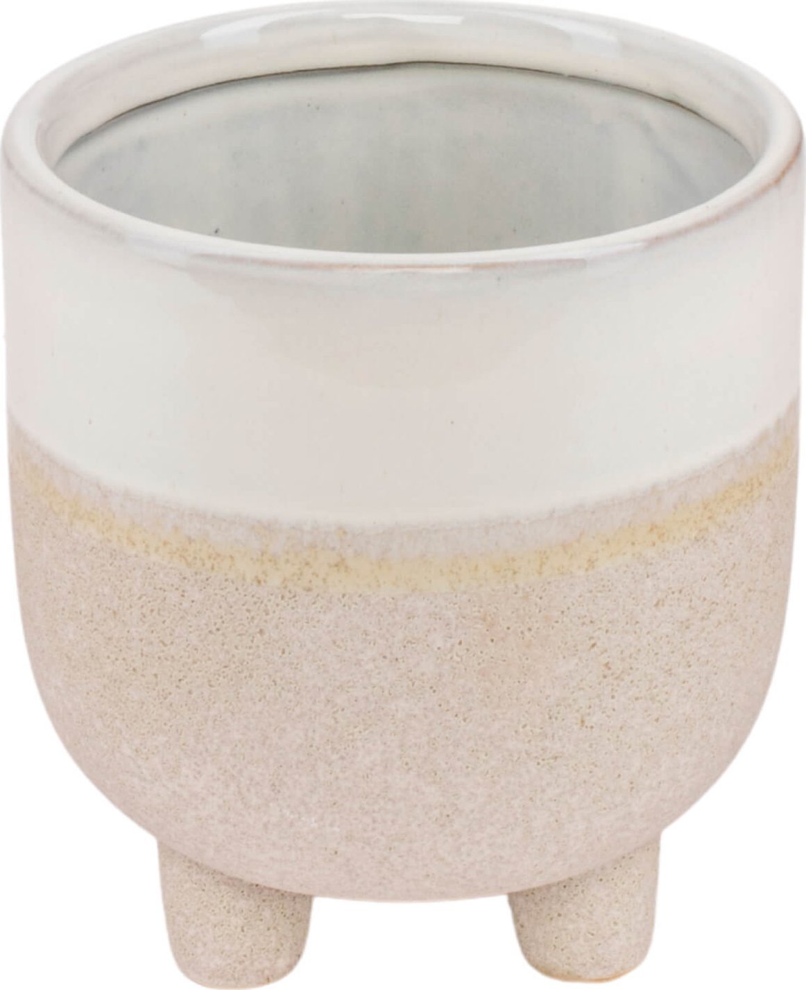 Direct Home and Garden Osłonka ceramiczna EDDY jasny szary