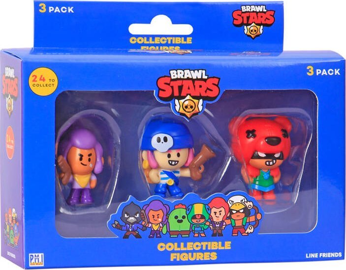 Figurka BRAWL STARS BRAWL STARS - Zestaw 3 figurek