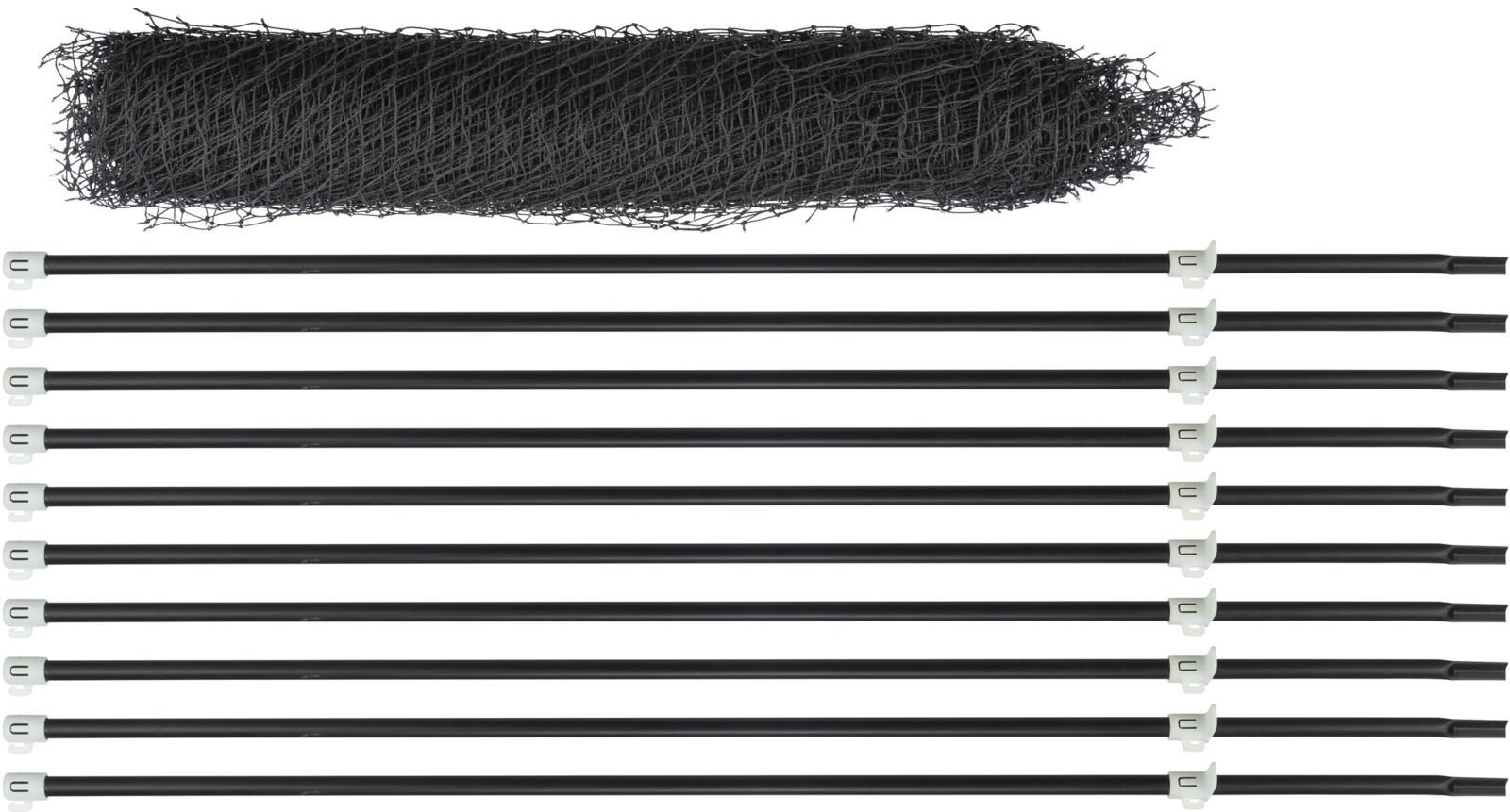 TRIXIE 39539, Safety net, Dog, Outdoor, Black, Iron, Plastic, Metal, Nylon, Powder coating