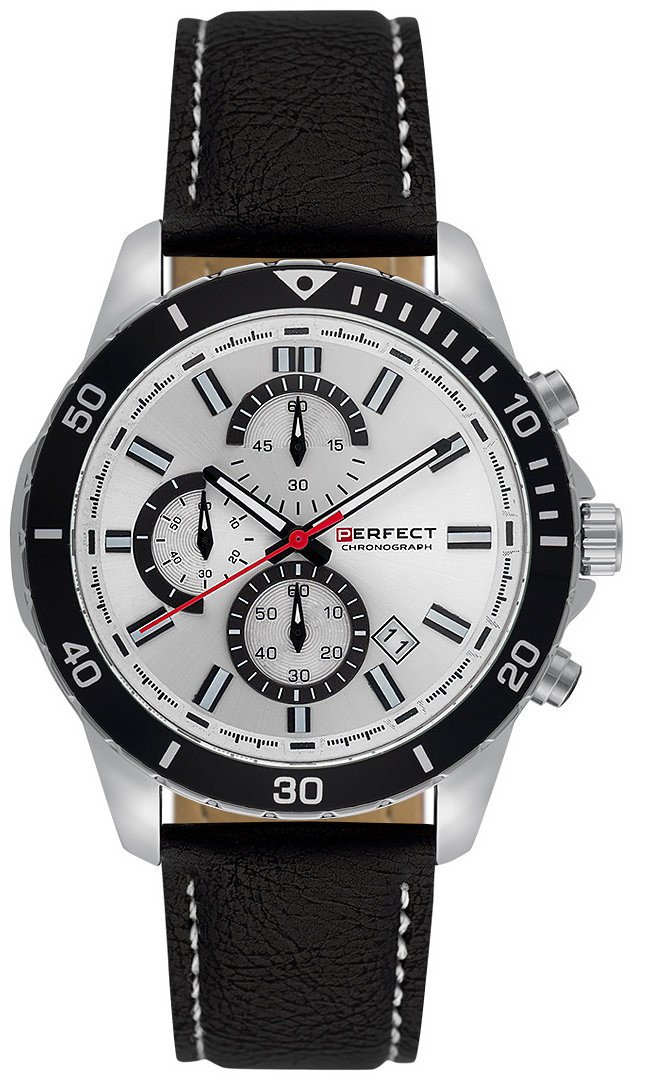 Zegarek Perfect W502CH-01 męski chronograf 46 mm .