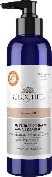 Clochee Clochee Simply Organic nawilżający balsam do ciała z ceramidami Sweet Orange & Chili 250ml