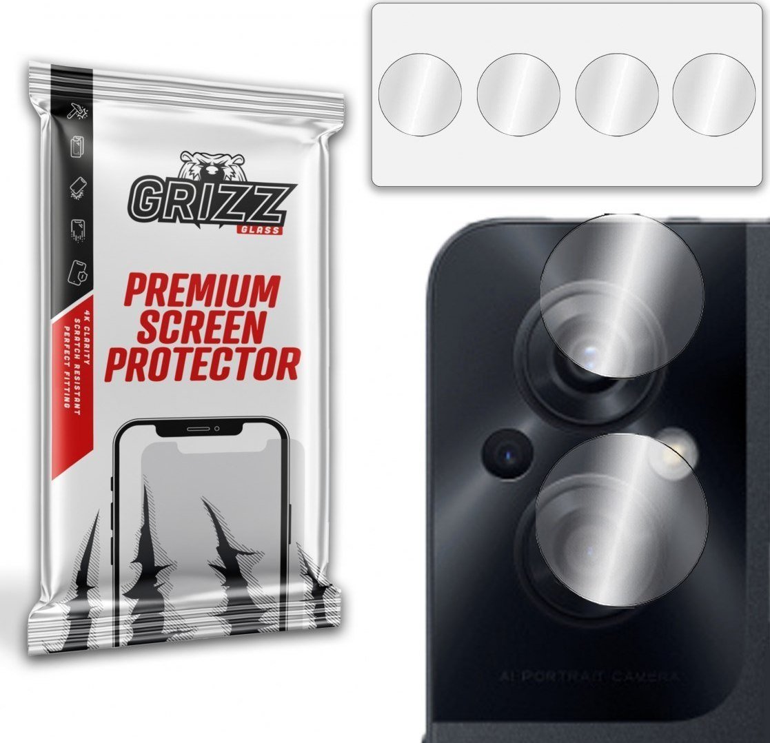 GrizzGlass GrizzGlass HybridGlass Camera szkło hybrydowe na obiektyw do Oppo Reno 8z 5G
