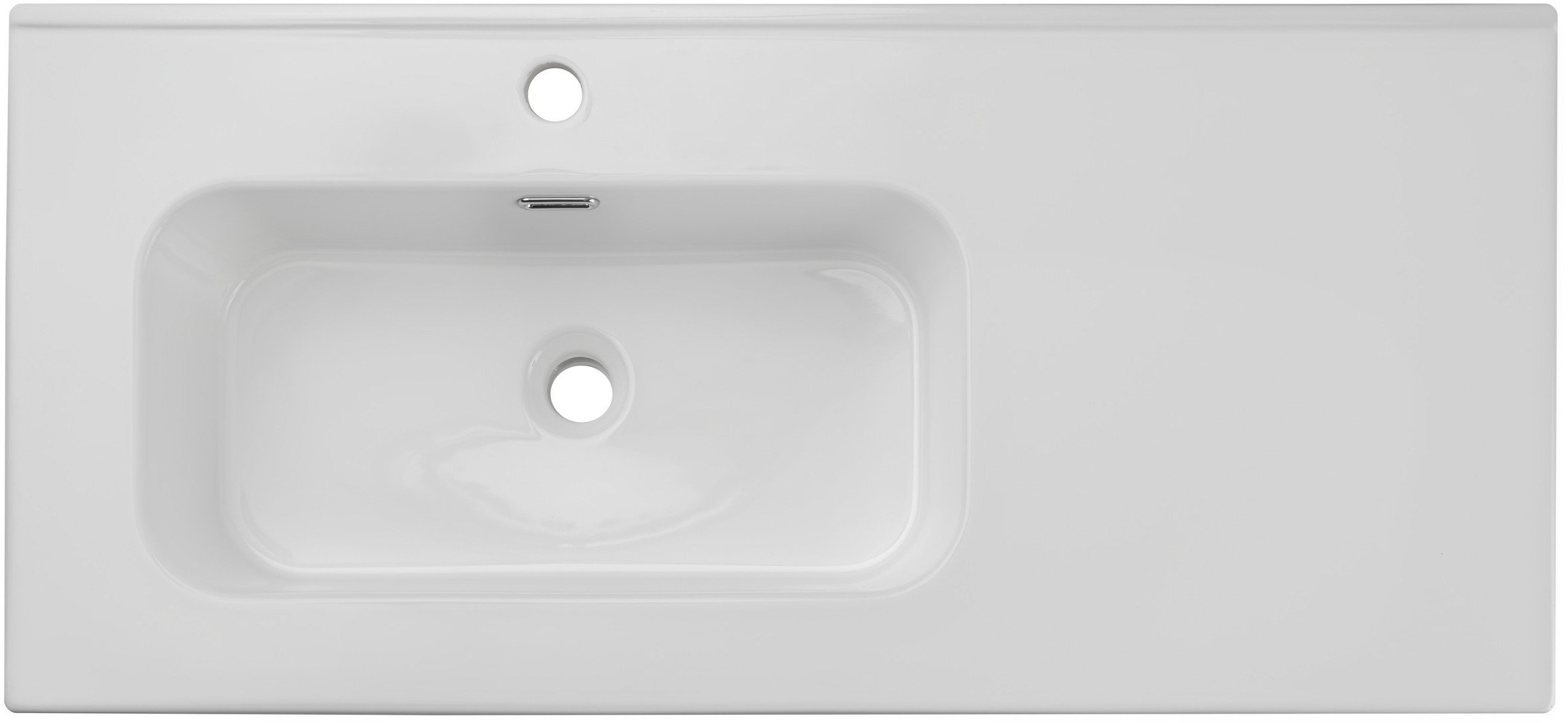 Umywalka meblowa jednokomorowa 100cm z blatem ceramicznym