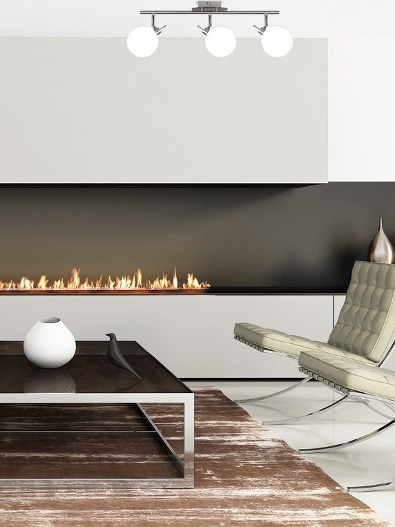 Lampa sufitowa Candellux GHOST LAMPA SUFITOWA SATYNOWY 3X40W G9 KLOSZ BIAŁY