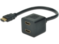 MicroConnect HDMI - HDMI, 0.2, Czarny (MONJK8)