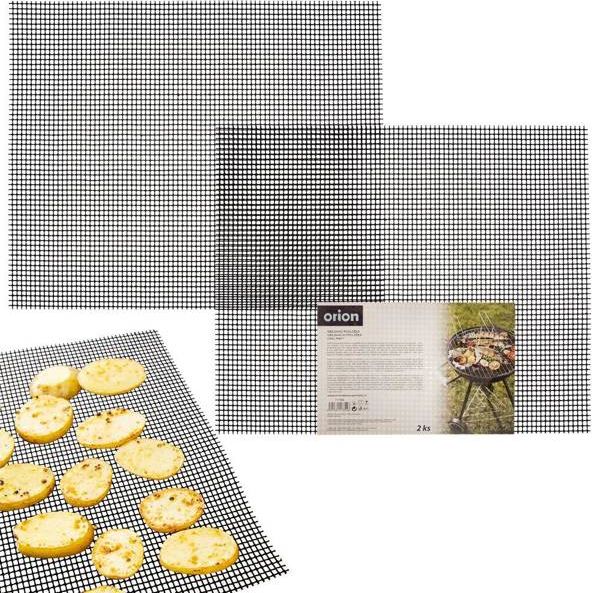 Orion Mata siatka teflonowa nieprzywierająca na grilla do GRILLOWANIA pieczenia w piekarniku 40x33 cm 2 sztuki