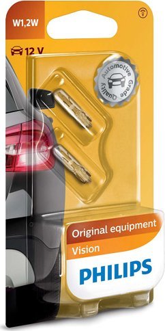 Philips ŻARÓWKA W1,2W 12V/1,2W 2SZT BLISTER