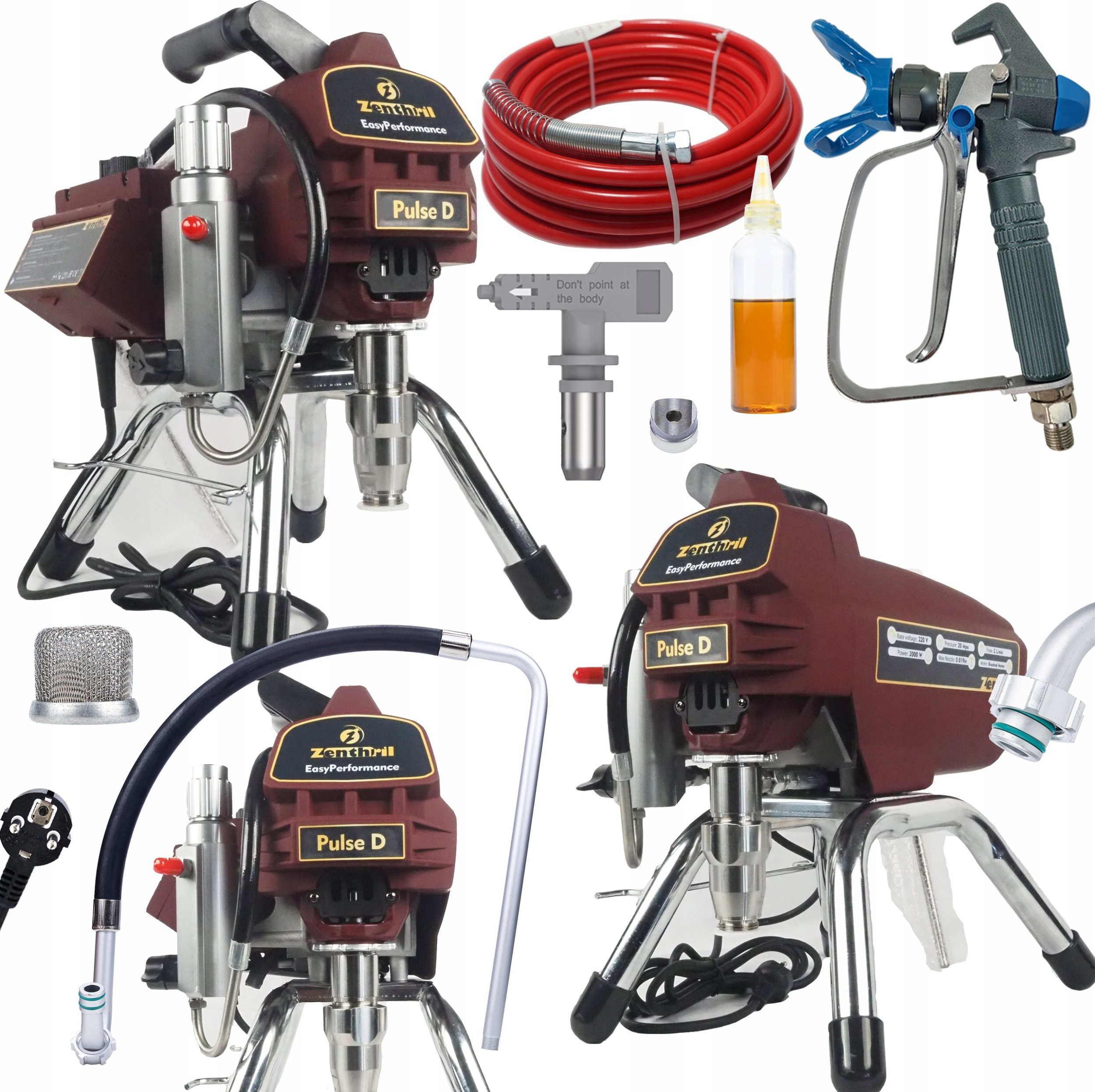 Rosfix Agregat malarski Zenthril Pulse D 2000W 20Mpa 0,019", 2L/min, seria EasyPerformance