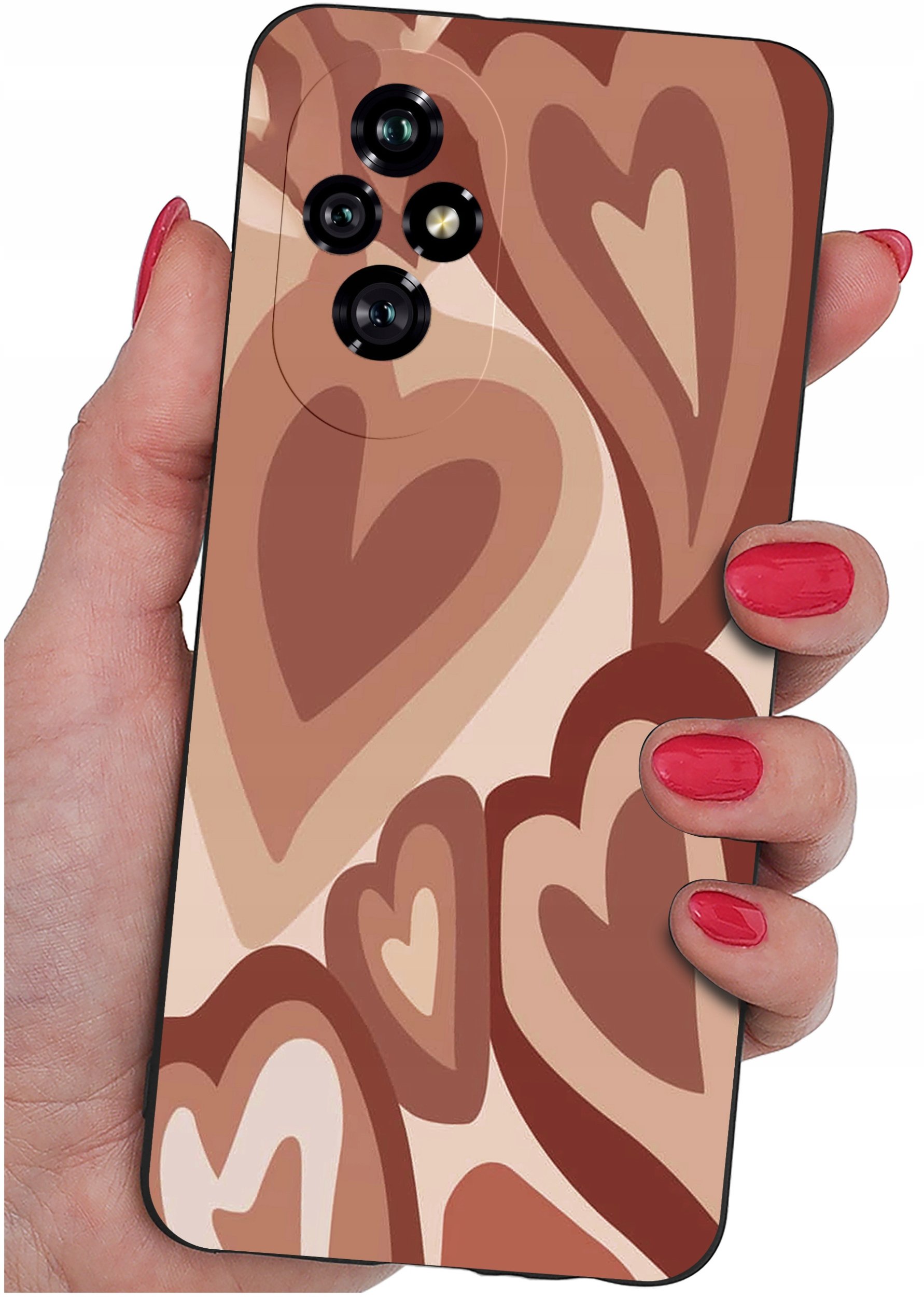 ETUI do Honor 200 5G | WZORY | SILIKONOWE MATT CASE + SZKŁO 9H