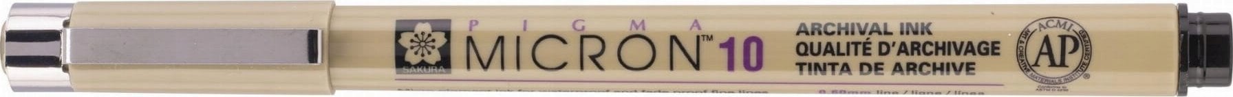 BRUYNZEEL SAKURA Sakura Pigma Micron Cienkopis 10 Czarny 0,6mm