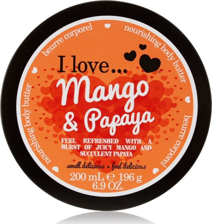 I love Masło do ciała Nourishing Body Butter Mango & Papaya 200ml