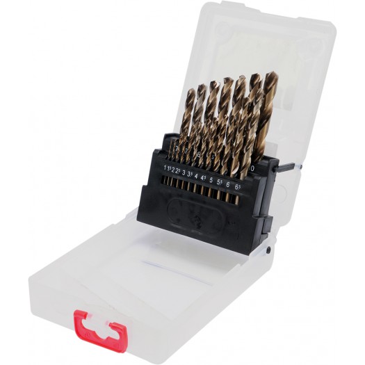 Wiertło Yato kobaltowe walcowe 1,5 2 7 4,5 4 5,5 5 1 3 2,5 3,5 6 10 6,5 7,5 8 8,5 9 9,5mm zestaw (YT-41604)