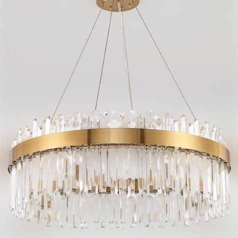 Lampa wisząca Copel Wisząca lampa jadalniana CGLUXWIS80 LED 50W crystal mosiądz