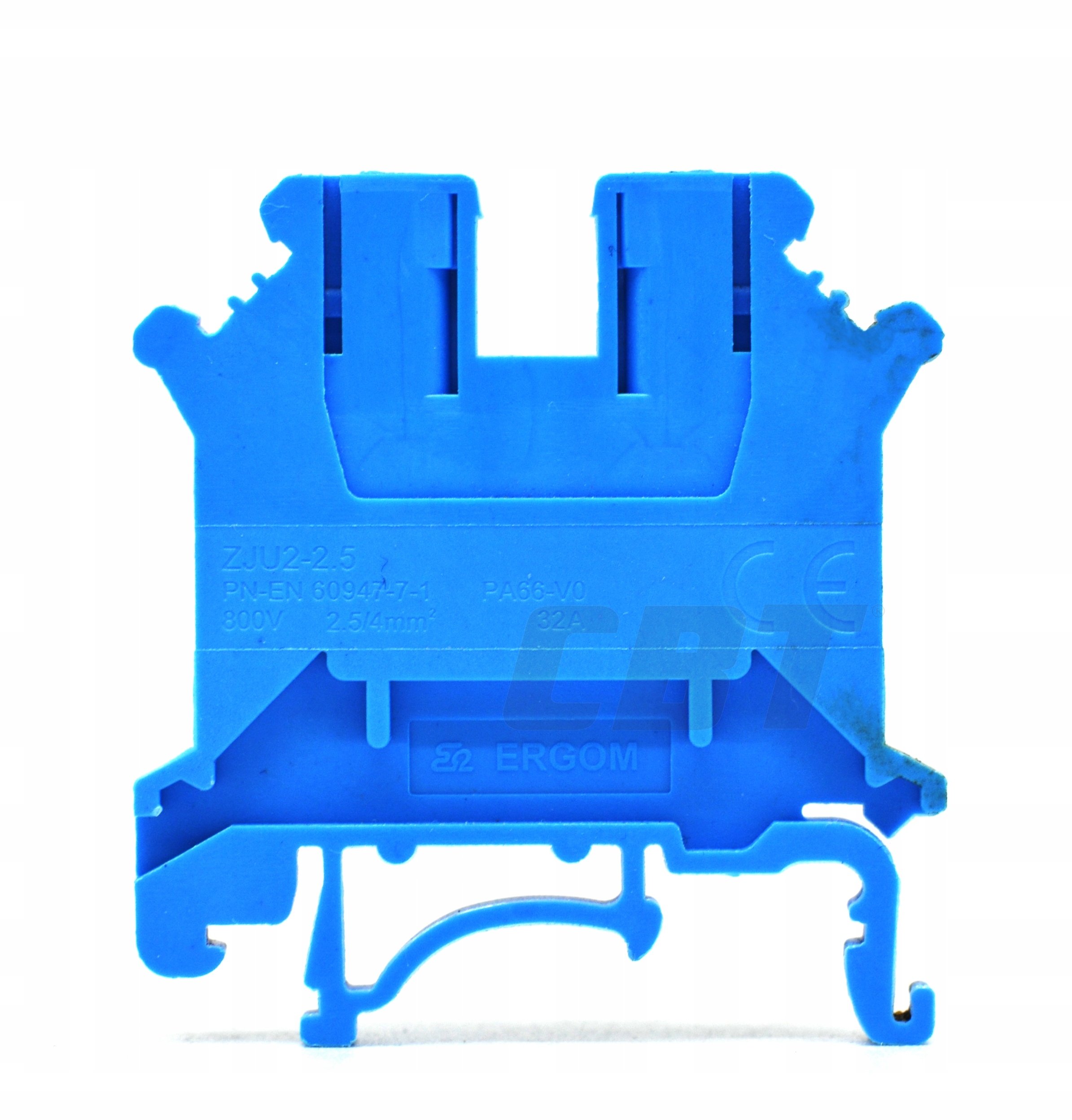 Ergom Złączka szynowa 1-torowa ZJU-2,5/BL niebieska R34RR-07010000225 /60szt./