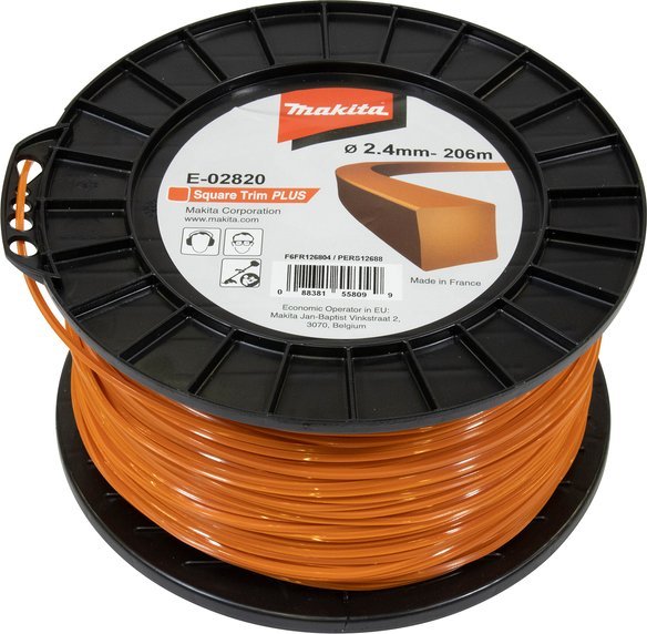 Makita MAKITA ŻYŁKA NYLONOWA KWADRAT 2,4mm/206mb