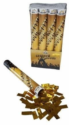 Konfetti pneumatyczne złote