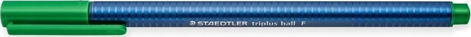 Staedtler Długopis triplus ball F zielony (10szt) STAEDTLER