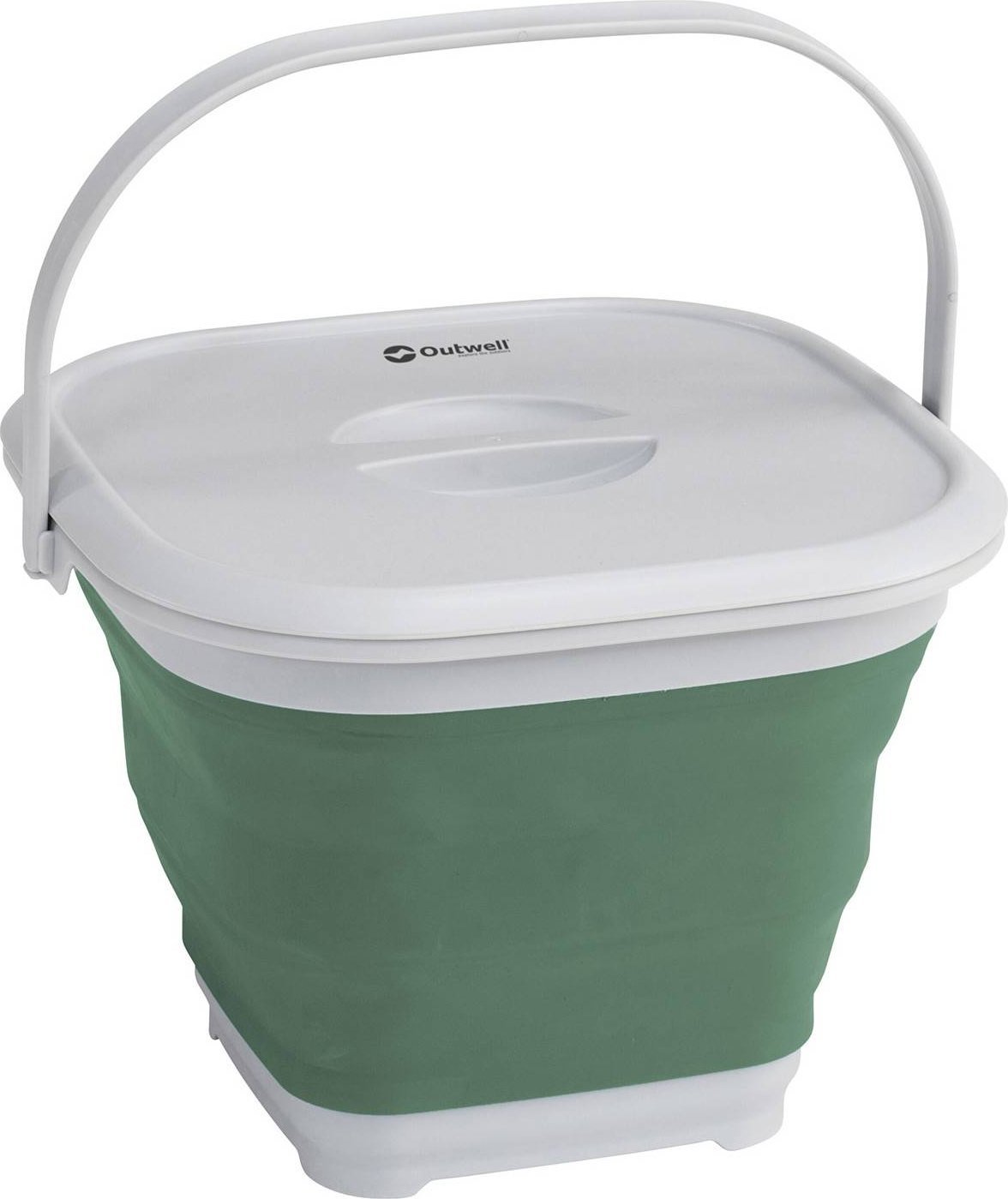 Outwell Wiadro Outwell Collaps Bucket Square w/lid - shadow green Uniwersalny
