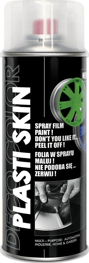 DECO COLOR Folia guma bezbarwna ochronna w sprayu 400ml PLASTI SKIN