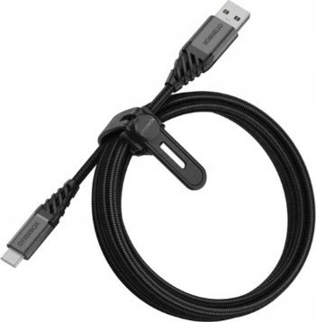 Kabel USB OtterBox USB-A - USB-C 1 m Czarny (78-52664)