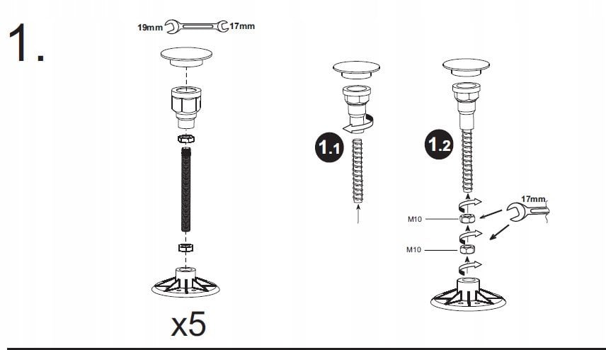 T3002 ROZETA SYFONU UMYWALKI O 50 (1 SZT. KONFEKCJA) // Ź.AKCESS.T3002