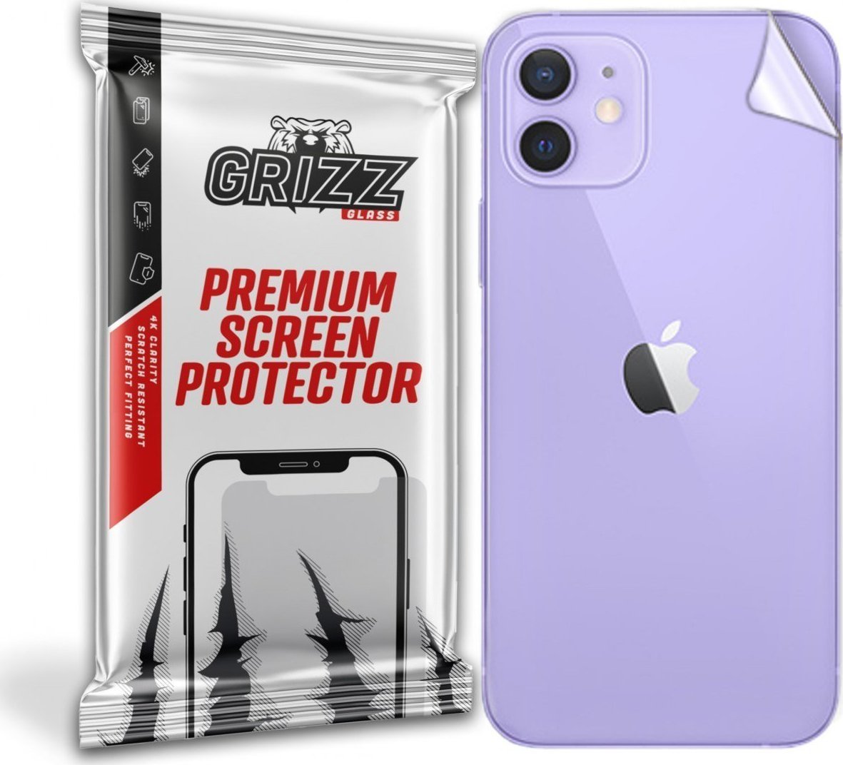 GrizzGlass Folia na tył Grizz Apple iPhone 12 Mini