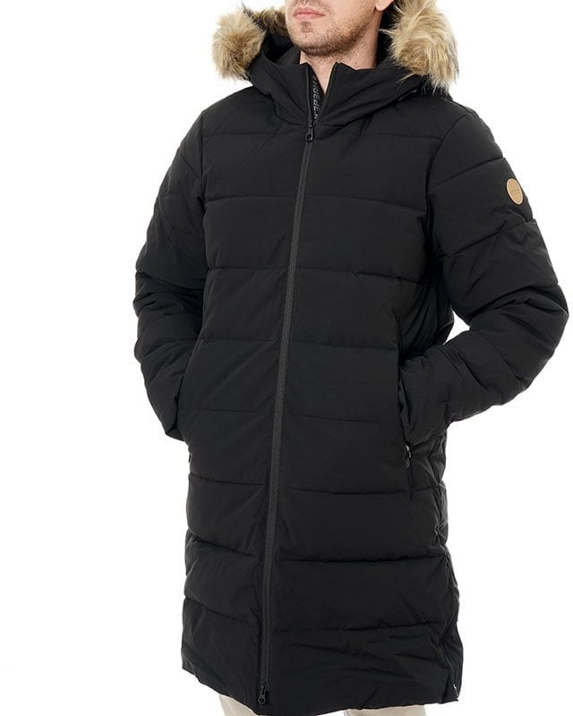 Icepeak vyriškas žieminis paltas MOSSES, juodas