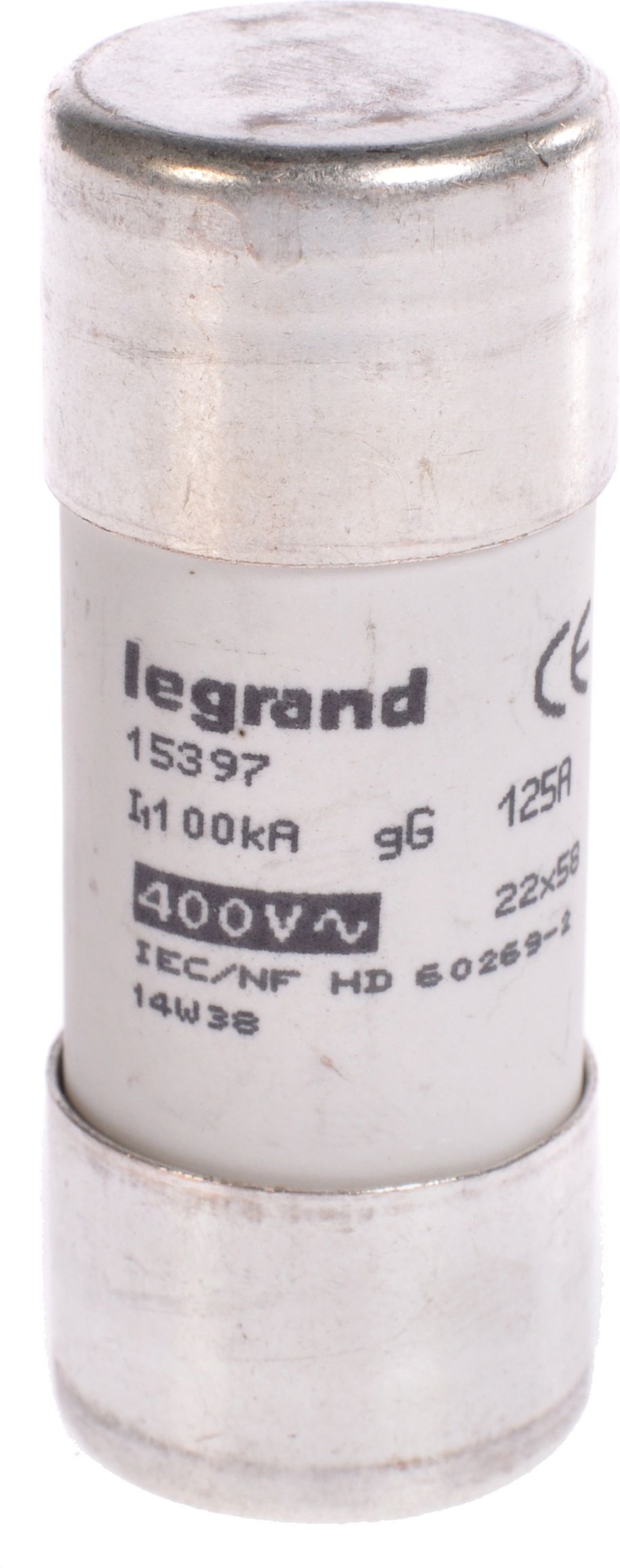 Legrand Wkładka bezpiecznikowa cylindryczna 125A gL 500V HPC 22 x 58mm (015397)