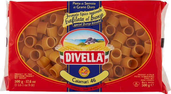 Makaron Formati Speciali Calamari 500g - Divella