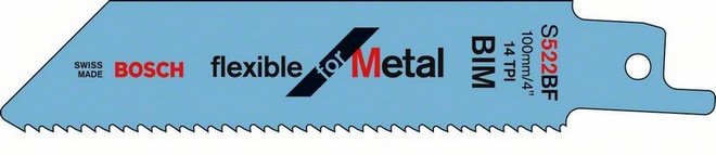 Bosch Brzeszczot do piły szablastej Flexible for Metal 100x19x0,9mm S522BF 2608656011