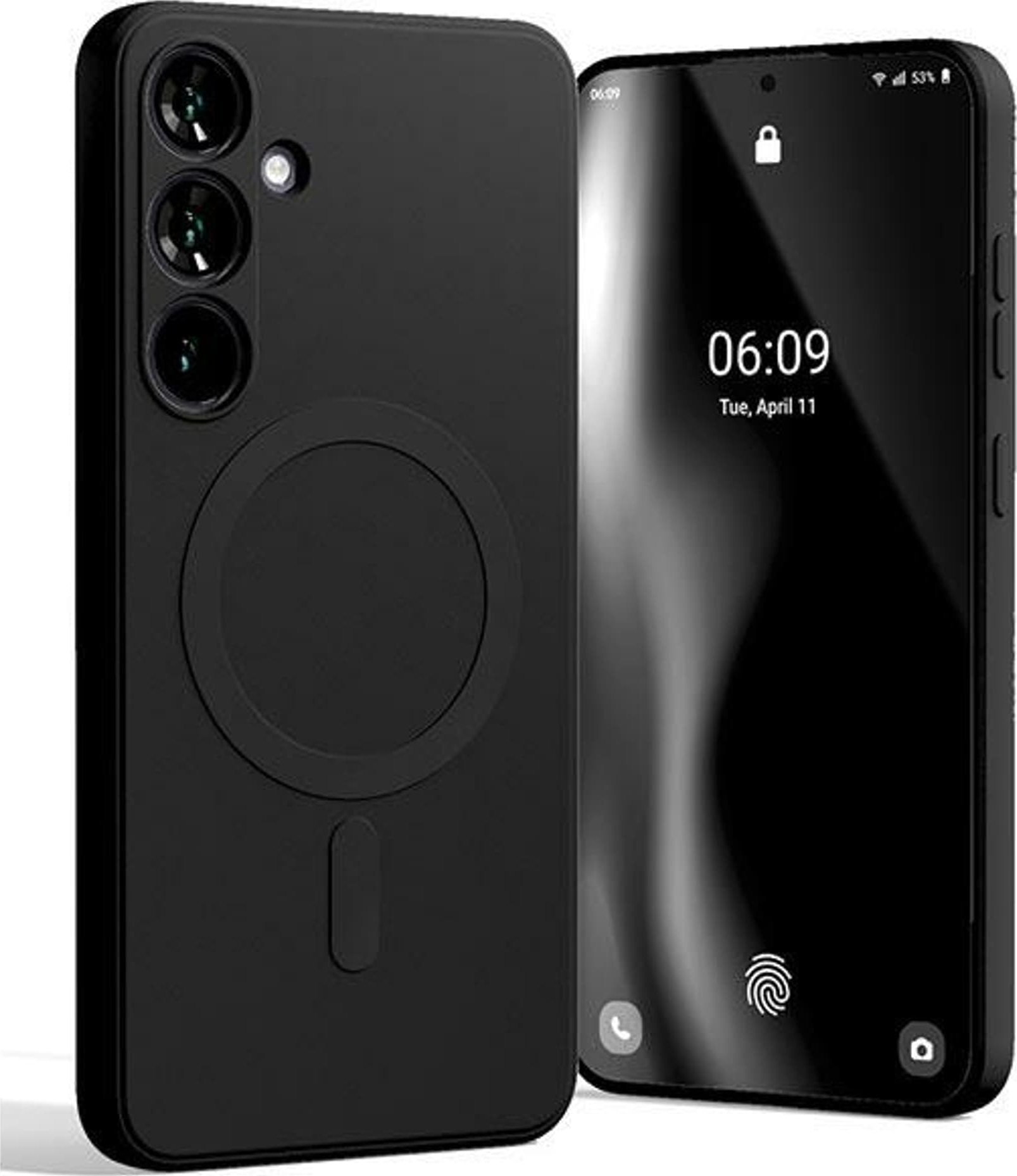 Mercury MERCURY MAGSAFE SEMI-SILICONE SAM S24+ G926 CZARNY/BLACK