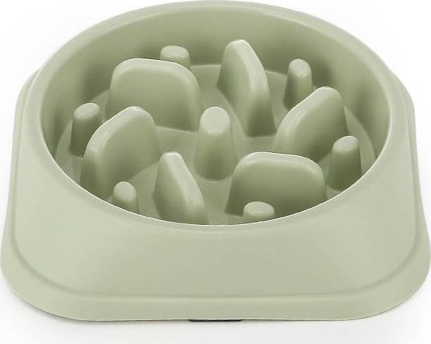 Mersjo Miska dla psa, kota spowalniająca zielona