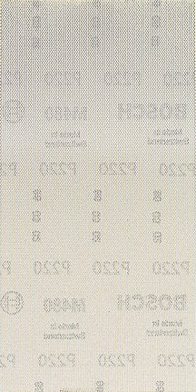 Bosch BOSCH Mesh structure sanding sheet M480 115x230 K22 10x - 2608900766 EXPERT RANGE