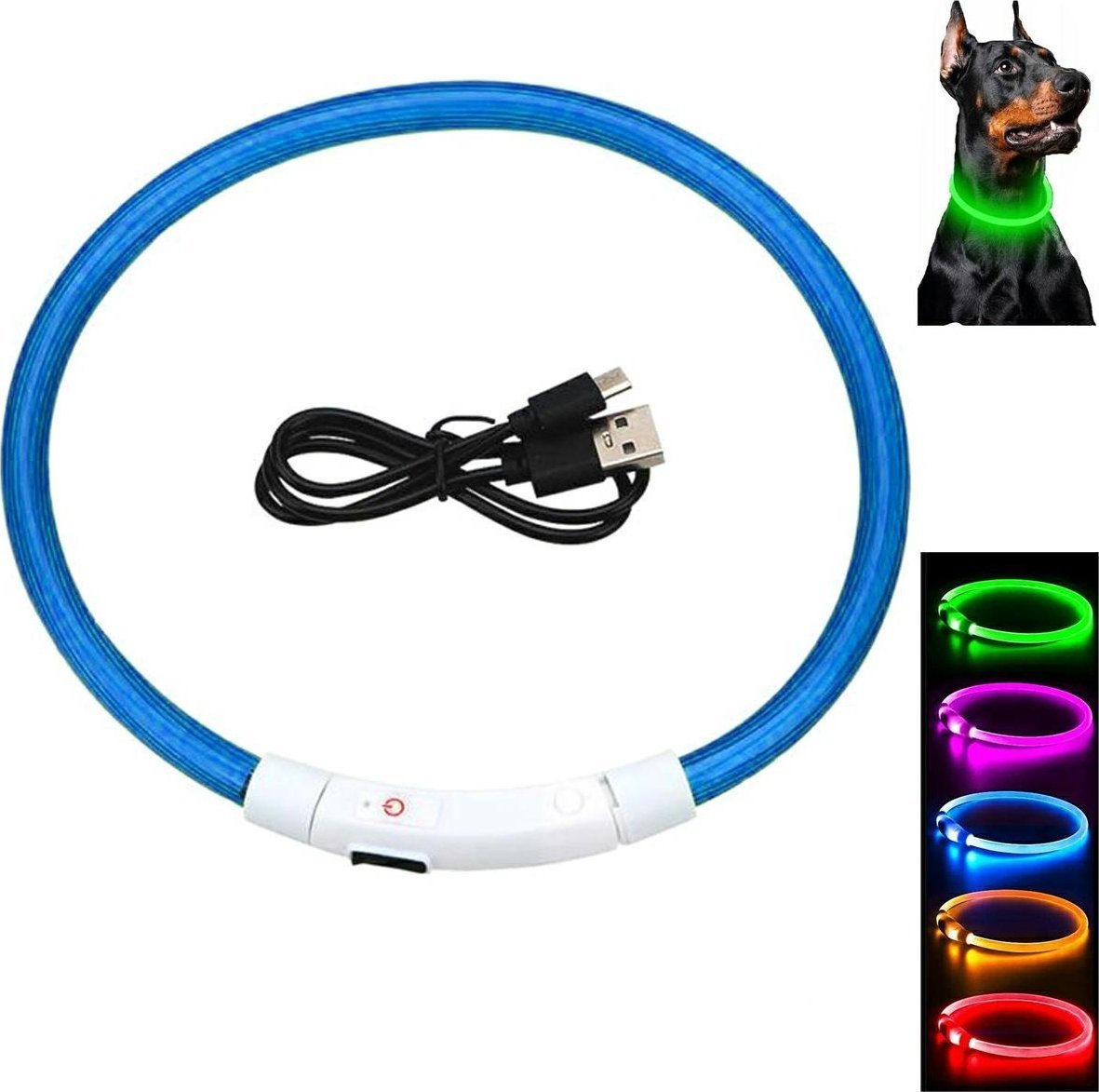 ATL DA269A Oborża świecąca led reg. rgb