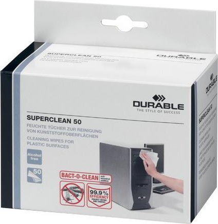 Durable Superclean chusteczki nasączone 50 szt.