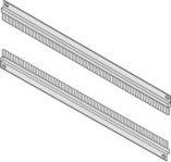 SCHROFF Kanał kablowy SCHROFF 19 z listwą szczotkową, srebrny