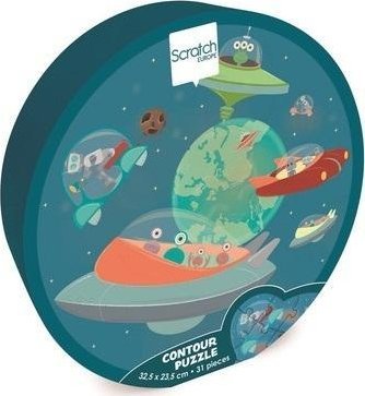 Puzzle 31 konturowe Kosmos