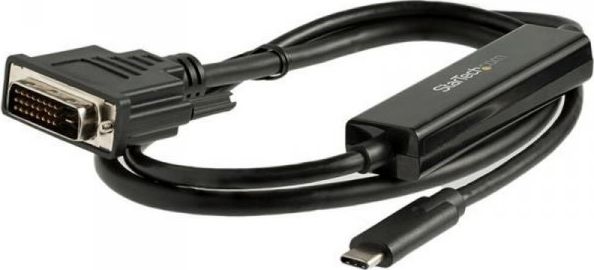 Kabel USB StarTech USB-C - DVI-D 1 m Czarny (JAB-3349471)