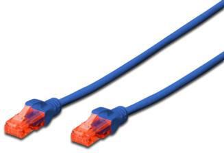 Digitus Patchcord UTP, CAT.6, niebieski, 0.5m (DK-1612-005/B)