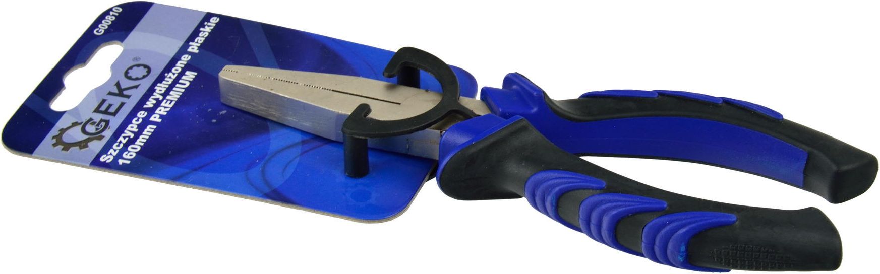 Geko szczypce wydłużone płaskie 160mm premium (G00810)