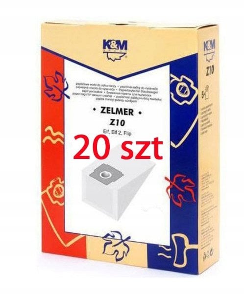 Worek do odkurzacza KM WORKI PAP 5SZT Z10 DO ZELMER ELF
