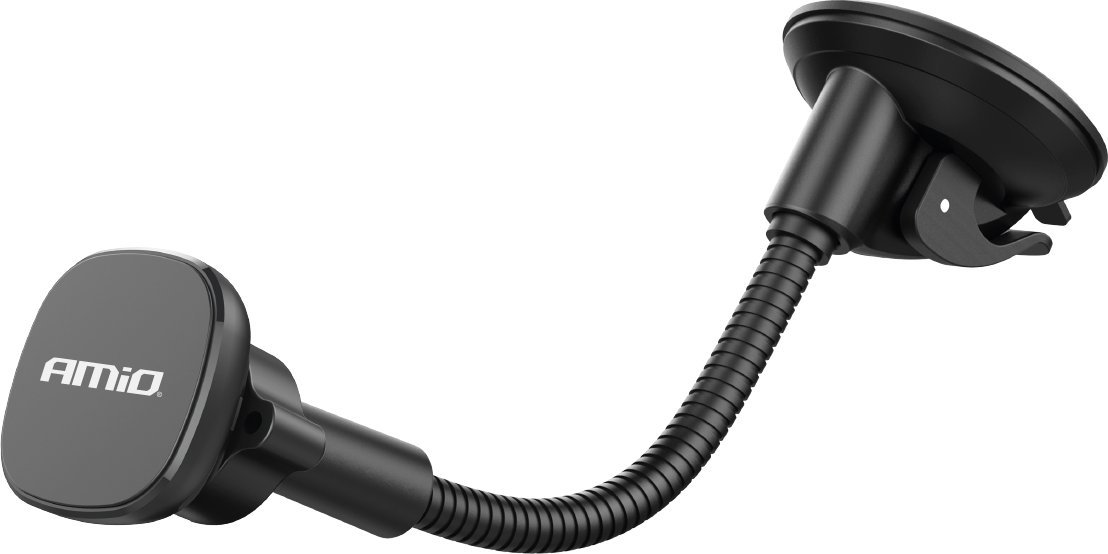 AMiO Uchwyt do samochodu na telefon szybę kokpit deskę magnetyczny amio-03790